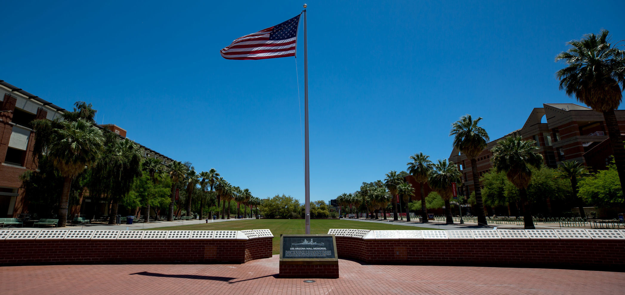 University of Arizona art walk: USS Arizona Mall Memorial